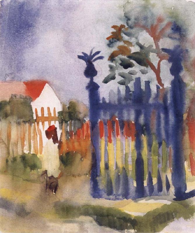 Garden Gate, August Macke